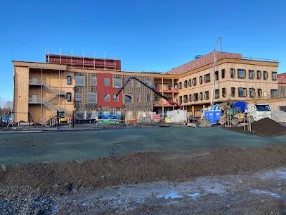 Sophie Radich school in Norway during construction