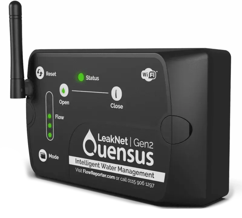 Quensus LeakNet Gen2 intelligent water management unit