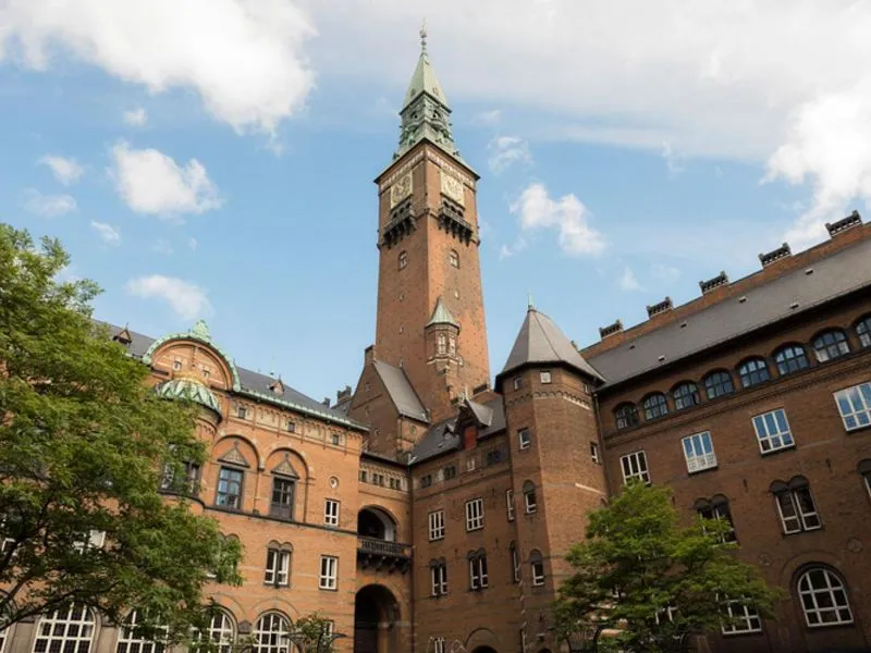 Copenhagen city hall with sensors